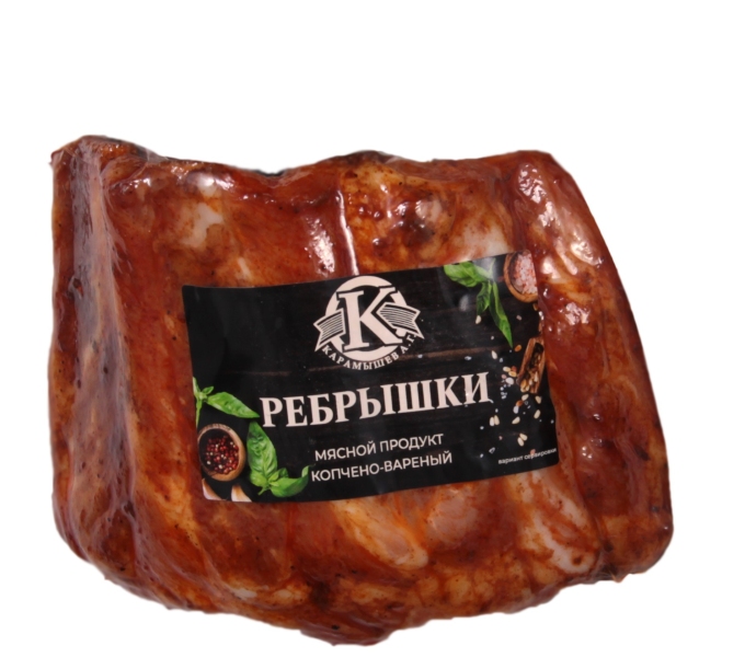 Ребрышки свиные копчено-вареные