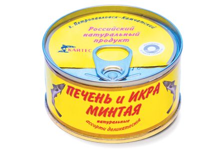 Печень и икра минтая ассорти