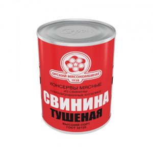 Свинина тушеная